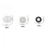 Custom made plastic washer and grommets small eyelet parts with good quality