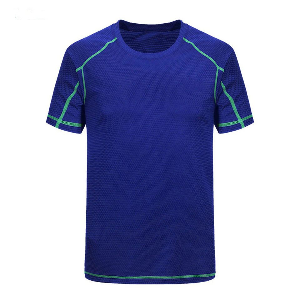 Custom 100% Polyester Mesh Sports Training Soccer Shirts Crew Neck Short Sleeve Teenager Football Jersey