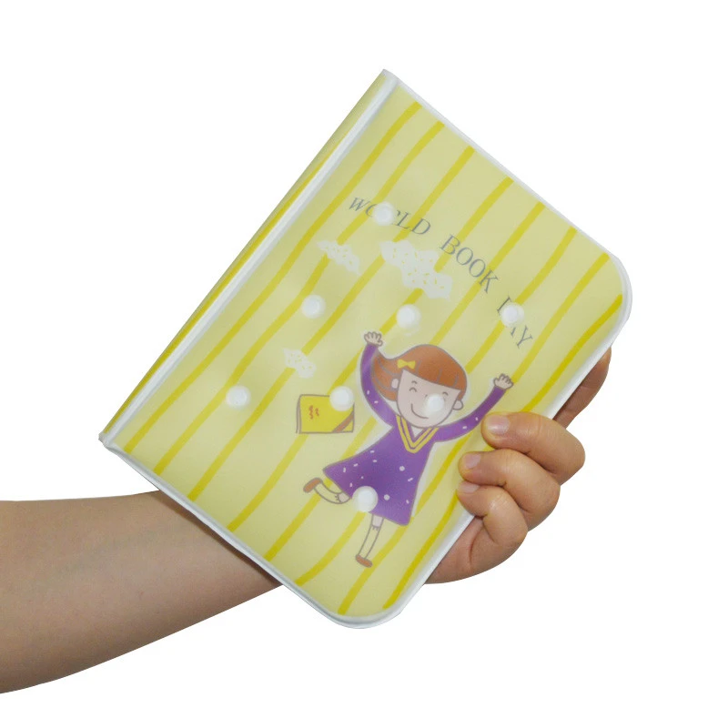 custom printing TPU inflated pillow book cover children soft notebook cover