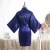 Import Custom Rose Rhinestones Women Kimono Wedding Bride Bridesmaid Robes sexy silk nightgown Royal blue from China