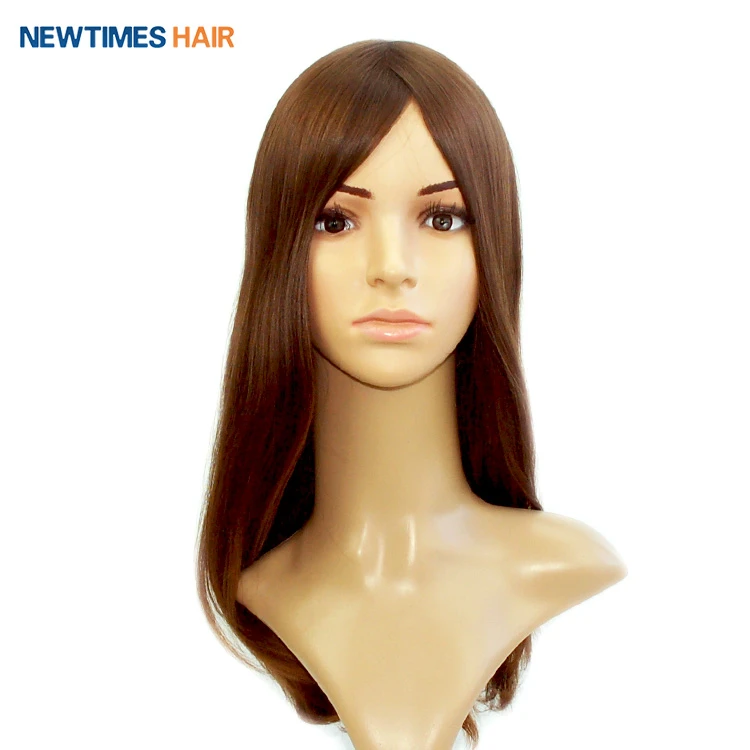 custom silicone skin natural European human hair women topper toupee wig hair replacement