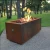 Custom size portable steel patio outdoor brazier square fire pit