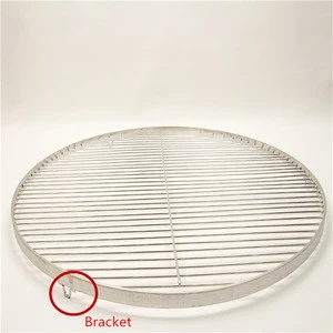 Custom stainless steel 304 metal round bbq mesh for grill