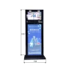 Custom totem outdoor lcd display advertisment playing equipment