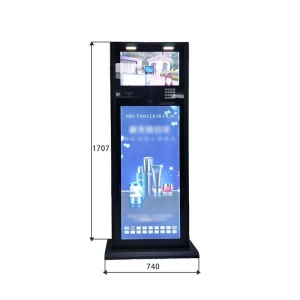Custom totem outdoor lcd display advertisment playing equipment