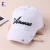 Import Custom Unstructured Dad Hat Black 3D Embroidered Baseball Cap Hat from China