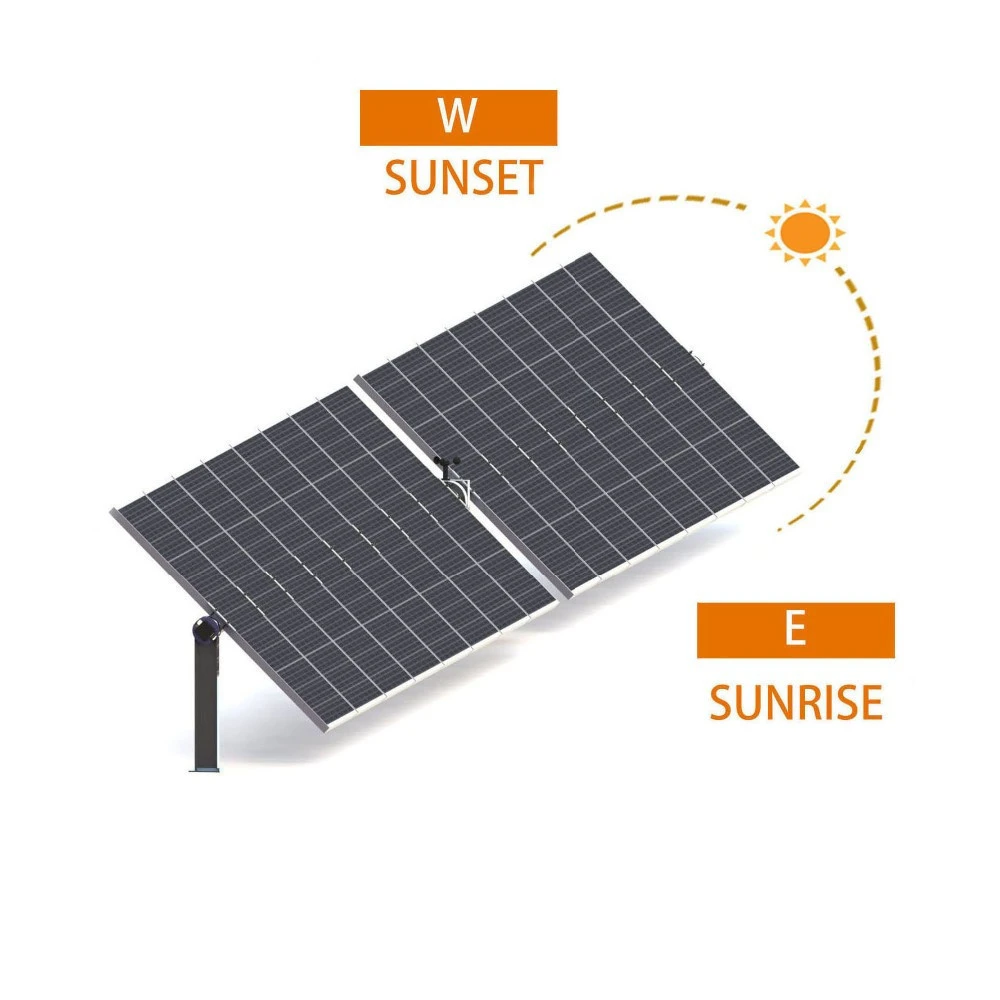 Customization single axis solar tracker single axis solar pv tracker solar panel tracking system kit solar energy systems