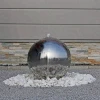 Customize various specifications of city outdoor stainless steel fountain waterscape ball garden decoration sphere