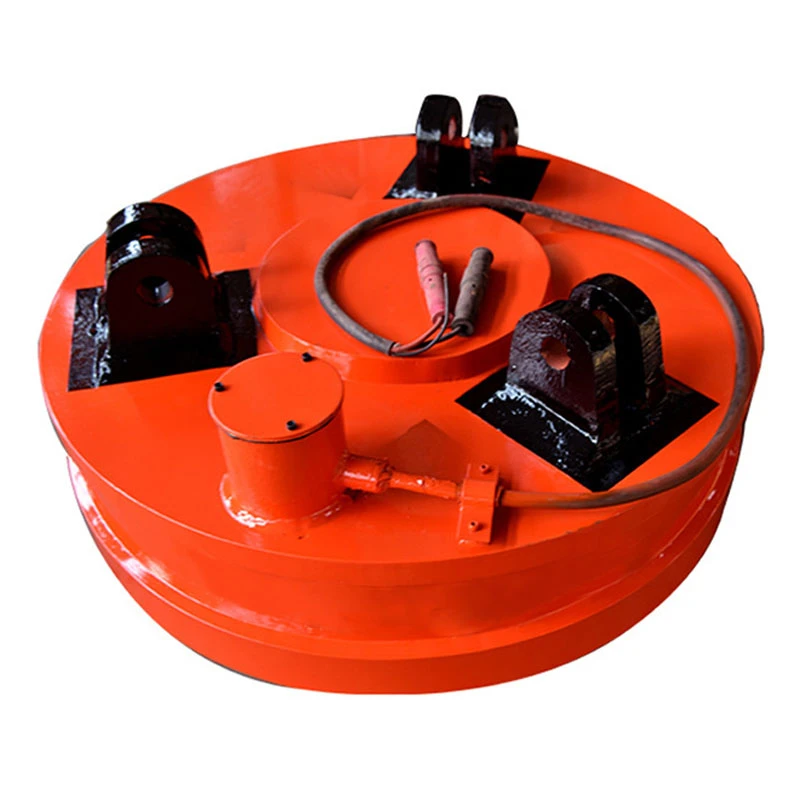 Customized Circular electric scrap magnetic lifter  For Handling Ingot And Scrap lifting electric magnetic
