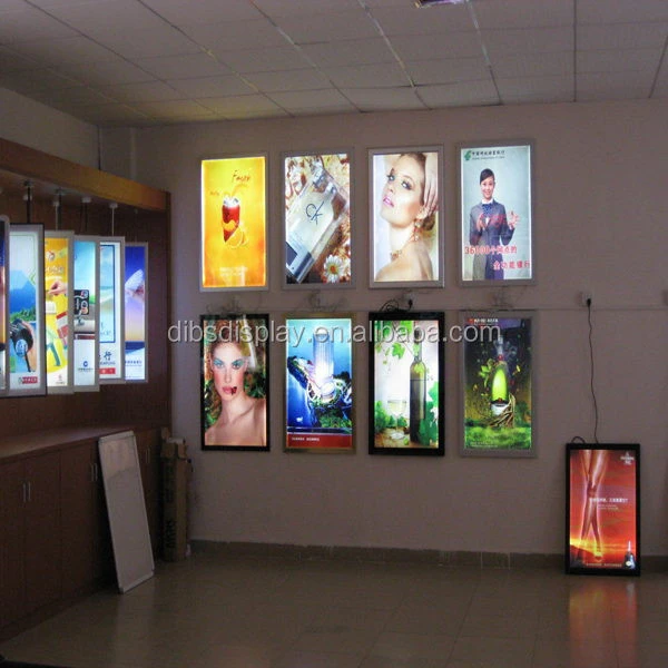 Customized design and size led acrylic advertising light box