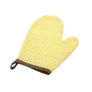 Customized Excellent Quality Natural Fiber Hemp Shower Sisal Bath Glove