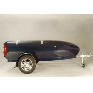 Customized fire resistant fiberglass motorcycle trailers shell for sale