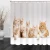 Import Cute Lovely Cat Pattern Shower Curtains Waterproof Extra Large 72&quot; L x 72 &quot; W from China