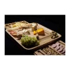 Cutlery Set Removable Slate Bamboo Cheese Board With Drawer