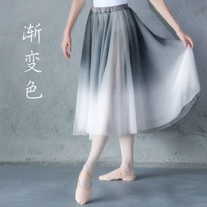 Dancewear Ballet skirt adult women Dancing Leotard Dress leatard practiese stage performance apron teacher training