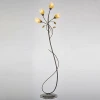 Decorative glass flower fancy floor lamp