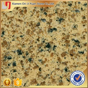 Design Most Popular Brown Amber Artificial Quartzite Stones