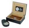 Desktop Humidor Cigar Accessories Set with Free Ashtray and Cutter