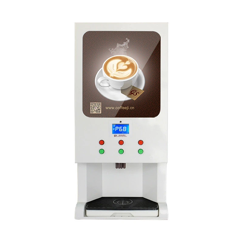 Desktop Instant Automatic Coffee Maker Commercial Coffee Milk Tea Drink Vending Machine  Cafeteira de mesa