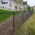 Import diamond hole High quality chain link fence top barbed wire for green feild protecting playground house from China