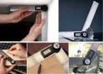 Digital 2in1 Stainless Steel Angle Finder Meter Protractor