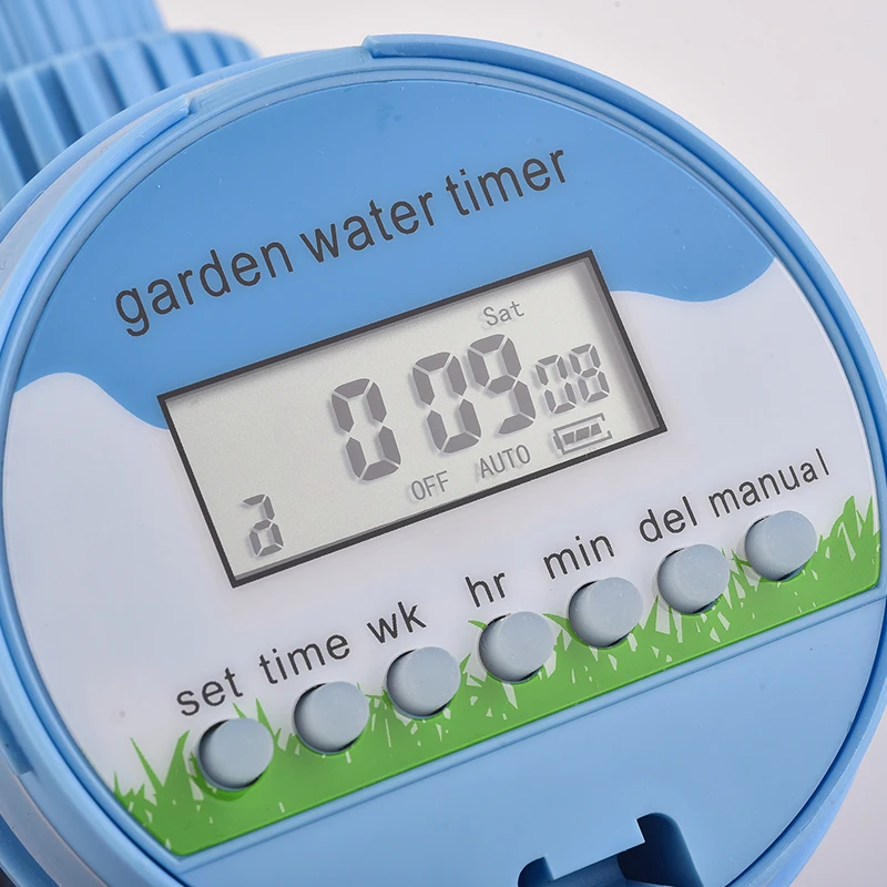 Digital Watering Timer Home Gardening Sprinkler Irrigation Water Timer with Rain Sensor