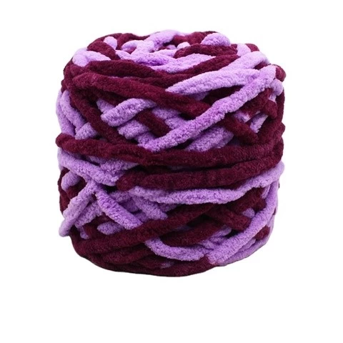 Dimuni Free samples chunky knit baby yarn for hand knitting chunky blanket yarn 100g chunky yarn