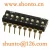Import DIP Switch JS0104AP4 miniature slide switch nkk Piano type Switches from China