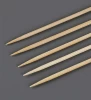 direct factory best seller BBQ skewers bulk pack disposable round natural bamboo BBQ stick  45cm
