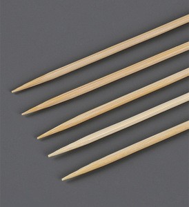 direct factory best seller BBQ skewers bulk pack disposable round natural bamboo BBQ stick  45cm