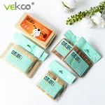 Disposable Wood Tandenstokers Dental Natural Bamboo Toothpick Bamboo Interdental Brush Toothpick For Home Restaurant Hotel