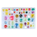DIY Accessory Round Coaster Resin Casting Molds Silicone Epoxy Jewelry Crystal Patch Silicone Resin Molds