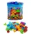 Import DIY educational toys small kids intelligent plastic building blocks from China