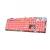 Import DKM150 Hot sale PBT Ergonomics gaming mechanical keyboard with Graffiti DIY removable cover for PC Gamer from China