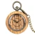 Import Double Circle Number Wooden Design Your Own Pocket Watch with Watch Chain from China