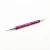 Import Double Ended Brushes UV Gel Painting Purple Metel Nail Art Dotting Tool from China