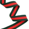 Double face woven knitted  custom logo stripe webbing for underwear/headbands