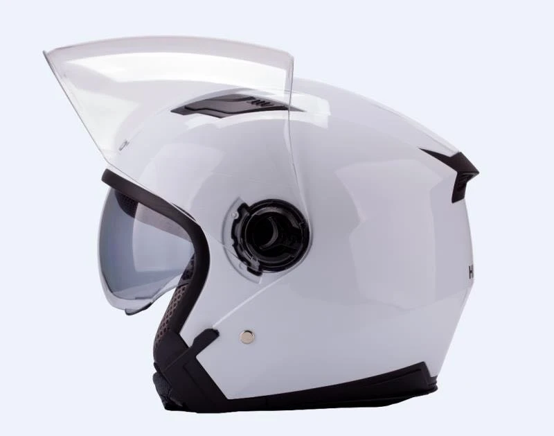 double visor open face sports motorcycle helmet