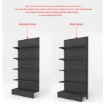 Dragonshelf minimarket Supermarket Shelves Factory Gondola Wall Shelving