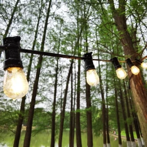 E27/B22 Rubber cable Festoon belt light Outdoor Hanging Festoon Light Cable Lamp Belt String IP44 /lP65