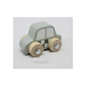 Early Educational Kids 4 wheels Wholesale Wooden All Kinds Small Toy Car Hand Pull Funny Toys
