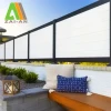 Easy Installation Boards Garden Upgraded Generation Wpc Ultra Fiber Solid PVC Fence For Security