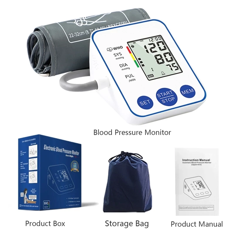 Easy traveling design time display automatic 24 hour blood pressure meter in bangladesh