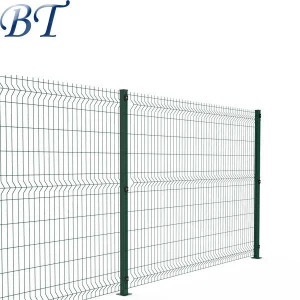 Eco friendly curve pvc coated/corrosion resistance bending welded wire mesh fance/colorful powder coated welded wire mesh fence