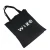 Import Eco friendly LOGO Printed Large Black Tote Bag Canvas For Shopping from China