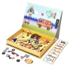 Educational Toys Magnetic Puzzles for Kids Dry Erase Board Vehicle Jigsaw Puzzles Cardboard Drawing Board Learning Toys