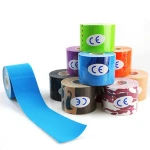Elastic Kinesiology therapy muscle sports tapes (ce/fda/iso) 5cmx5m (5"x16.4ft)