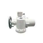 Electric actuator 4-20mA regulating control gate valve remote control OEM ODM 380V turbo box reducer directly connected valve