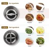 Electric Coffee Beans Spice Grinder Stainless Steel Electric Grinder with Lid Activated Safety Switch for Coffee Bean