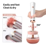 Electric Makeup Brush Cleaner Free Shipping Make up Sponge Cleaner Soap Oil Brush Soap Beauty Tools Silicone Bowl